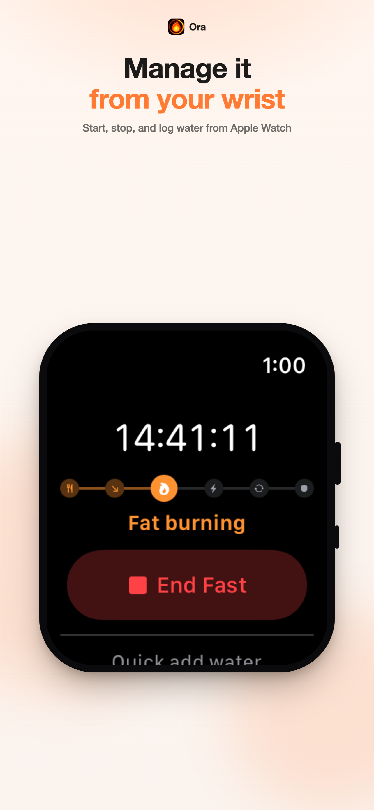 Ora on Apple Watch